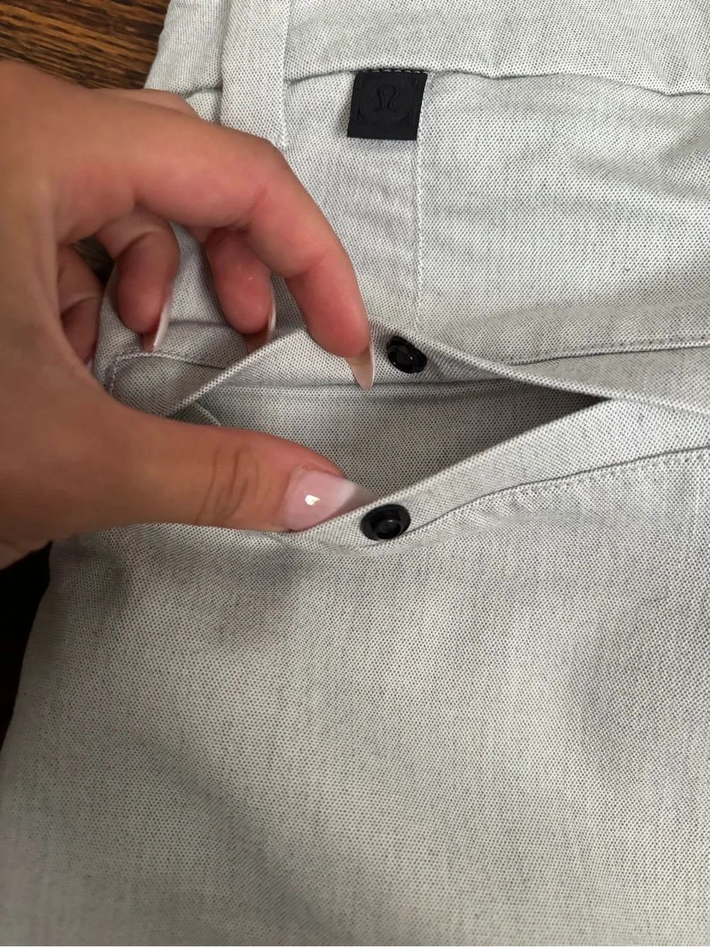 Lululemon Men's Light Gray Casual Shorts Size 28